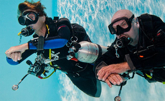 PADI Side Mount Diver in Hurghada