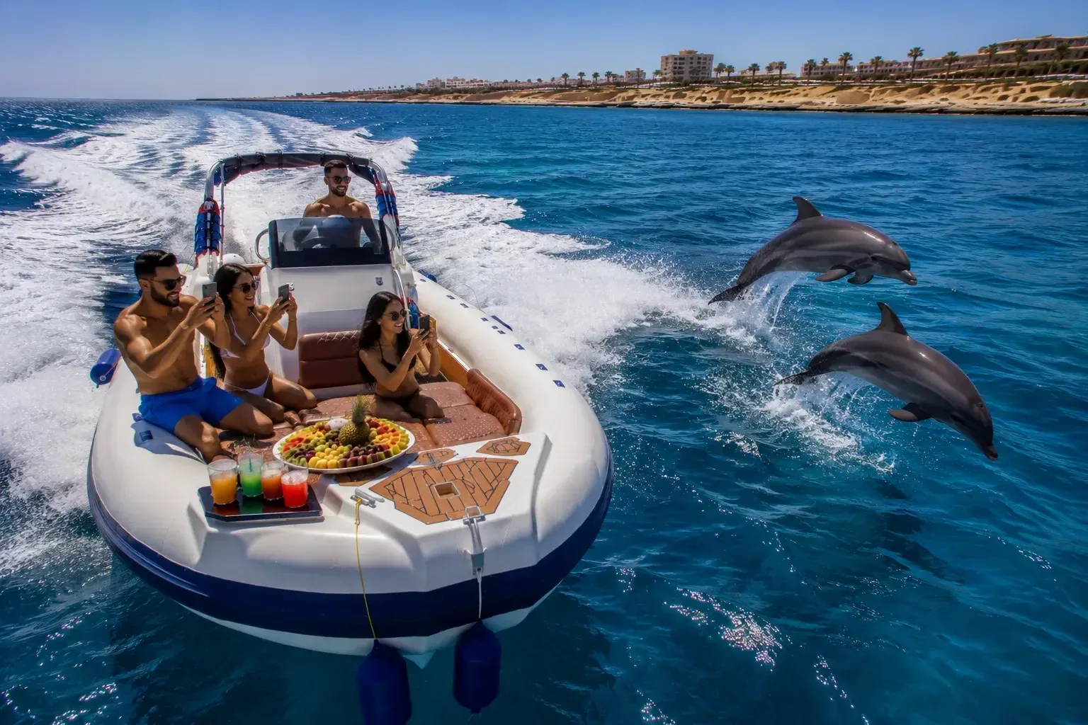 Premium-Schnellboottour Orange Bay Hurghada in Hurghada